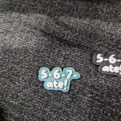 5-6-7-ate! Basic Cheer Pin Embellishment – Miếng Trang Trí Pin Cheer