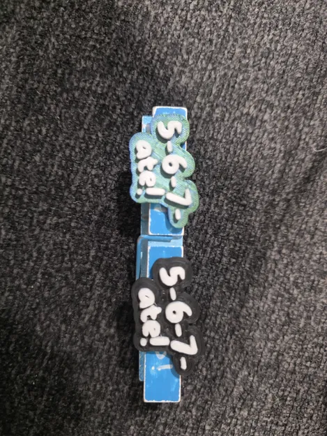 5-6-7-ate! Basic Cheer Pin Embellishment – Miếng Trang Trí Pin Cheer - Image 3