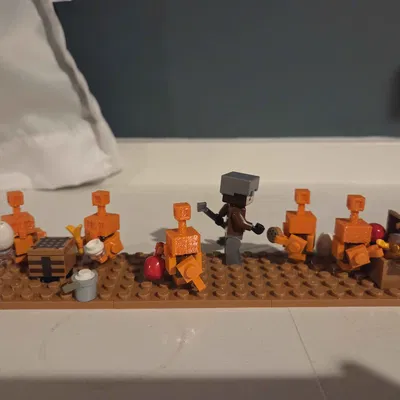 Đầu Copper Golem tương thích LEGO Minecraft