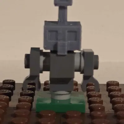 Đầu Copper Golem tương thích LEGO Minecraft