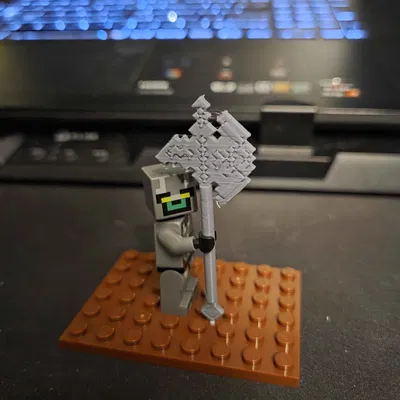 Halberd tương thích LEGO Minecraft