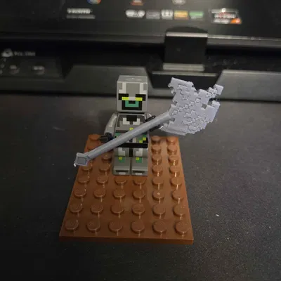 Halberd tương thích LEGO Minecraft