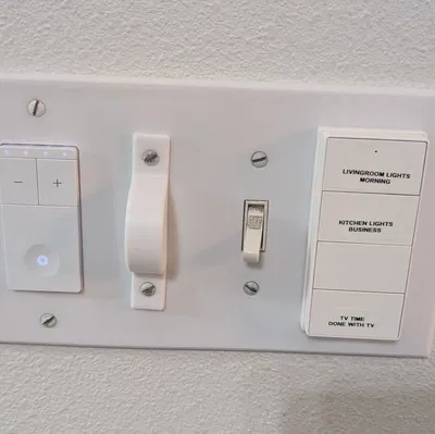 Bộ nới rộng switchplate/wallplate cho Blindsmart/Zemismart ZMR4 scene controller