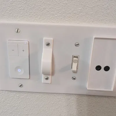 Bộ nới rộng switchplate/wallplate cho Blindsmart/Zemismart ZMR4 scene controller