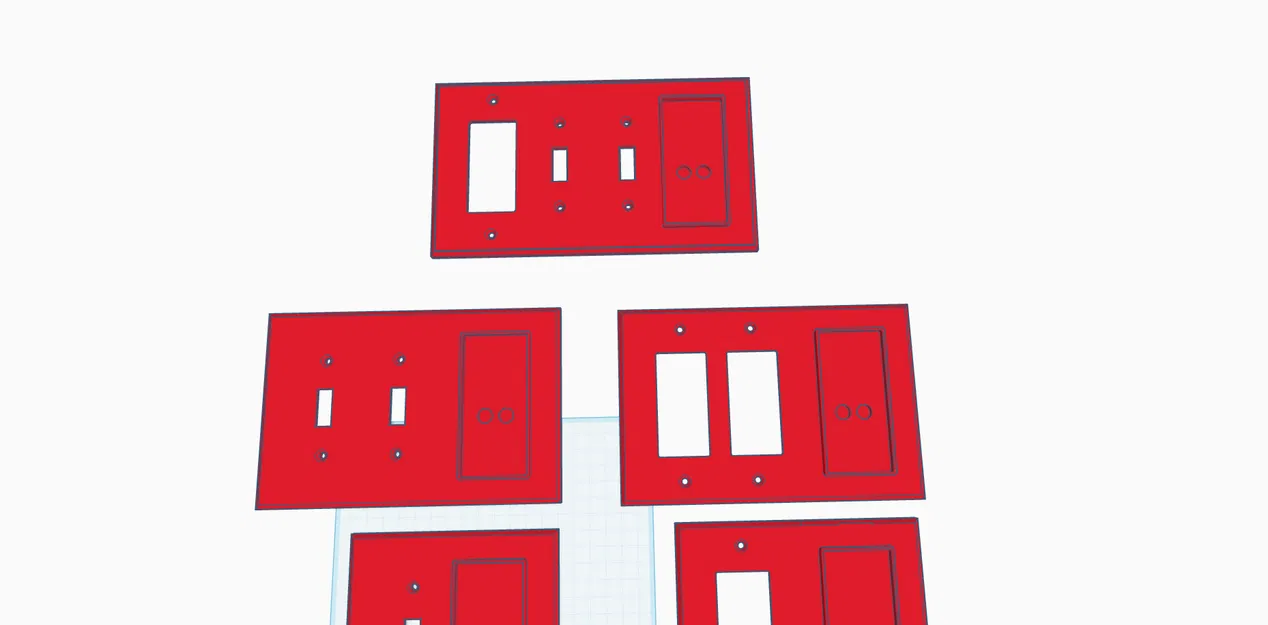 Bộ nới rộng switchplate/wallplate cho Blindsmart/Zemismart ZMR4 scene controller - Image 3