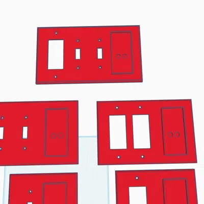 Bộ nới rộng switchplate/wallplate cho Blindsmart/Zemismart ZMR4 scene controller