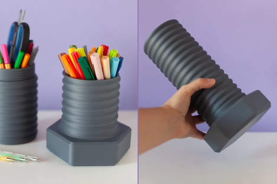 Hộp Đựng Hình Bu Lông (Bolt Shaped Container) - Image 1