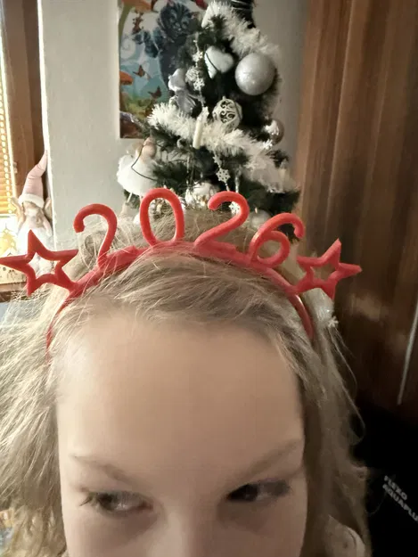 Băng đô Năm Mới 2026 (New Year 2026 Headband) - Image 2