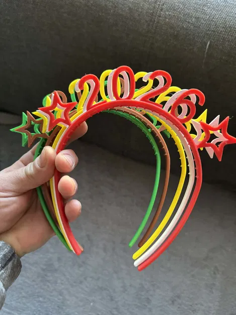 Băng đô Năm Mới 2026 (New Year 2026 Headband) - Image 3