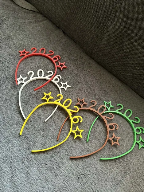 Băng đô Năm Mới 2026 (New Year 2026 Headband) - Image 4