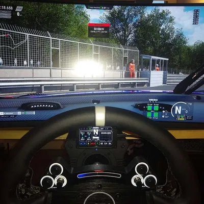 Dashboard 3.5" gắn nam châm cho Moza R9