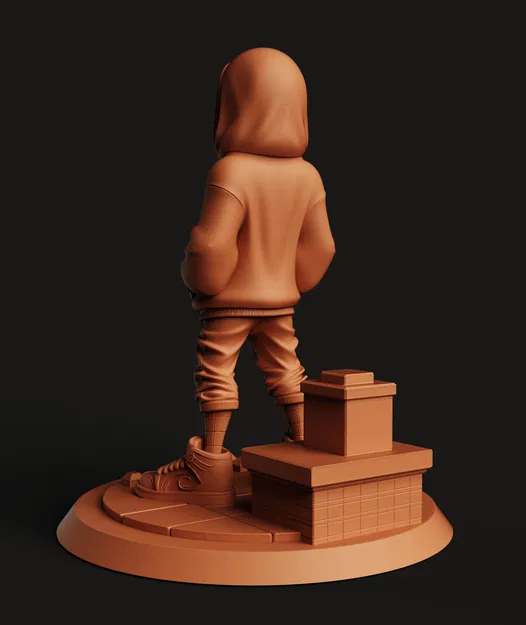 Miles Morales Spider-Man 3D Print - Streetwear Edition (Spider-Verse STL) - Image 2