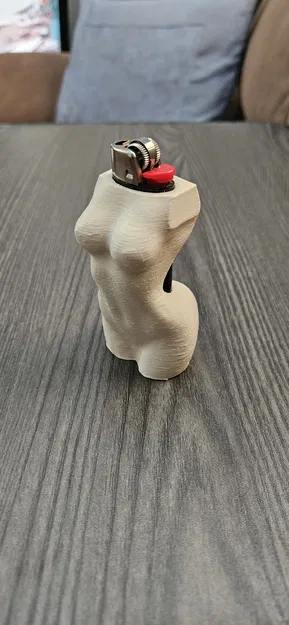 Kẹp bật lửa Bic hình cơ thể nữ (Bic holder) - Image 1