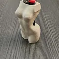 Kẹp bật lửa Bic hình cơ thể nữ (Bic holder) - Thumbnail 1