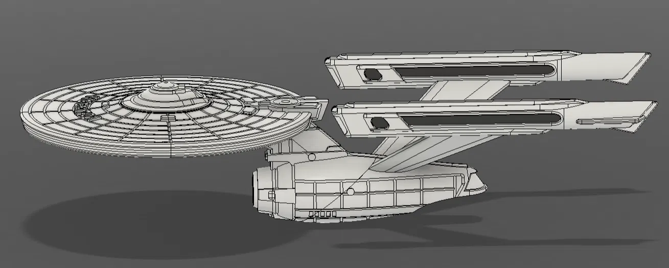 NCC-1701 USS Enterprise Refit - No Supports / Multicolor - Image 2