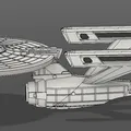 NCC-1701 USS Enterprise Refit - No Supports / Multicolor - Thumbnail 2