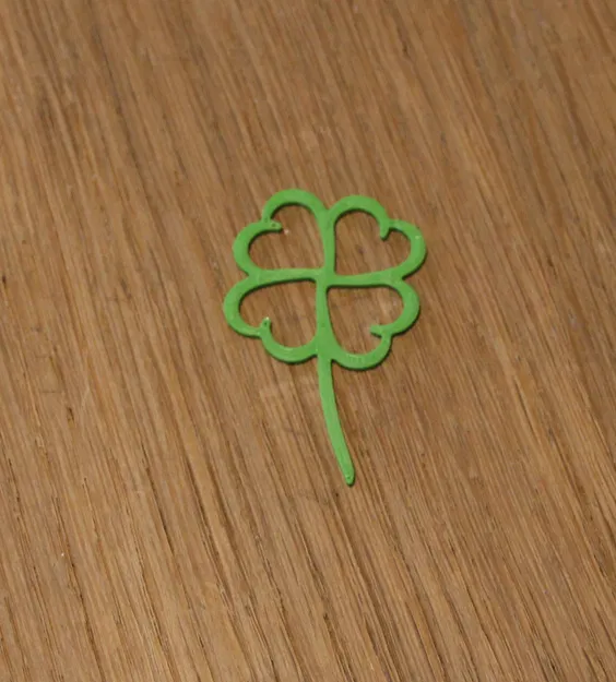 Glücksbringer / Talisman / lucky charms Kleeblatt Herz – Bùa may mắn cỏ 4 lá & trái tim - Image 1