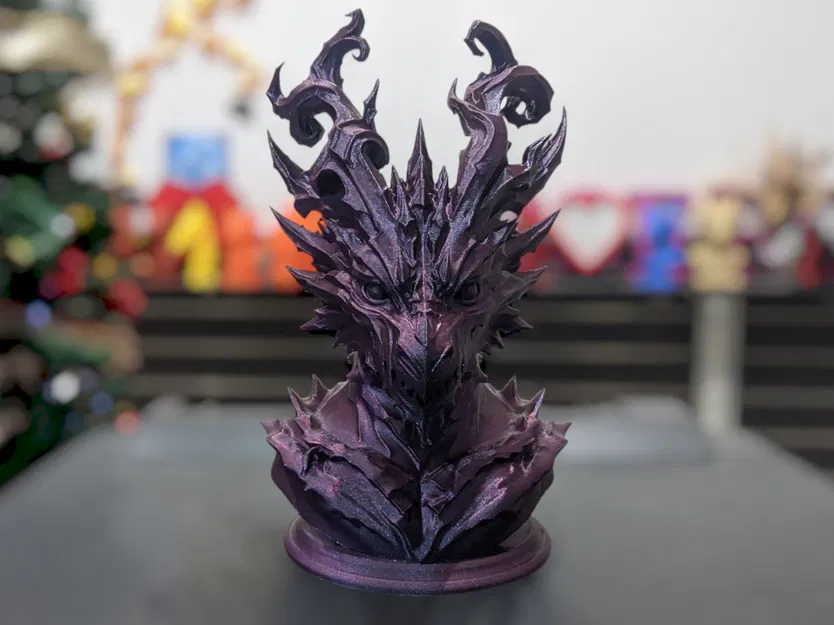 Tượng Bán Thân Rồng Hỗn Mang (Chaos Dragon Bust) - Image 2