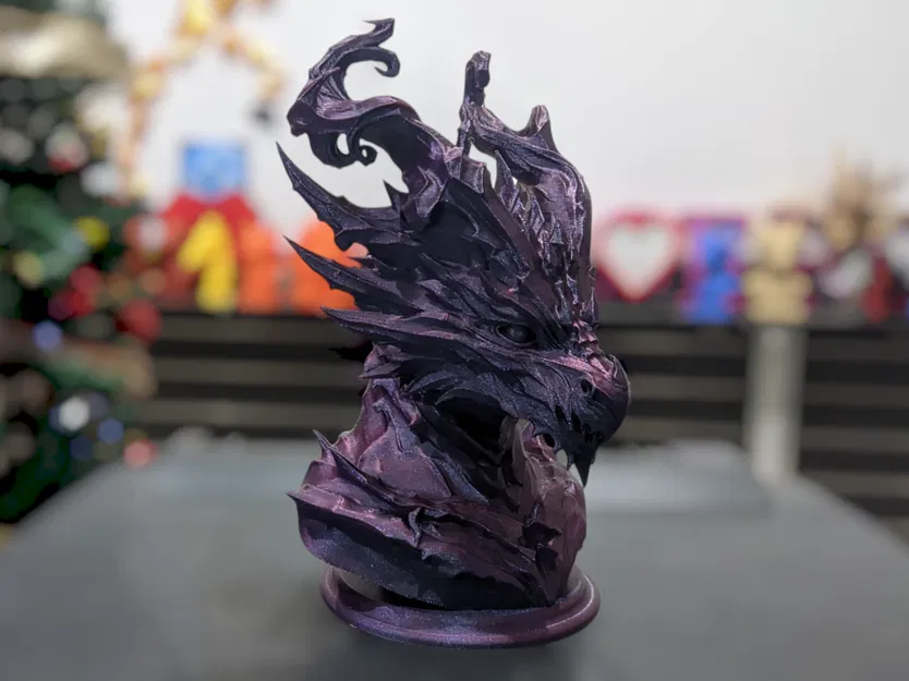 Tượng Bán Thân Rồng Hỗn Mang (Chaos Dragon Bust) - Image 3