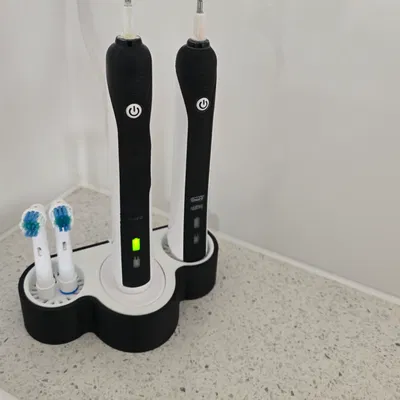 Giá đỡ sạc đôi bàn chải Oral B (Oral B Toothbrush Double Charging Stand Holder)