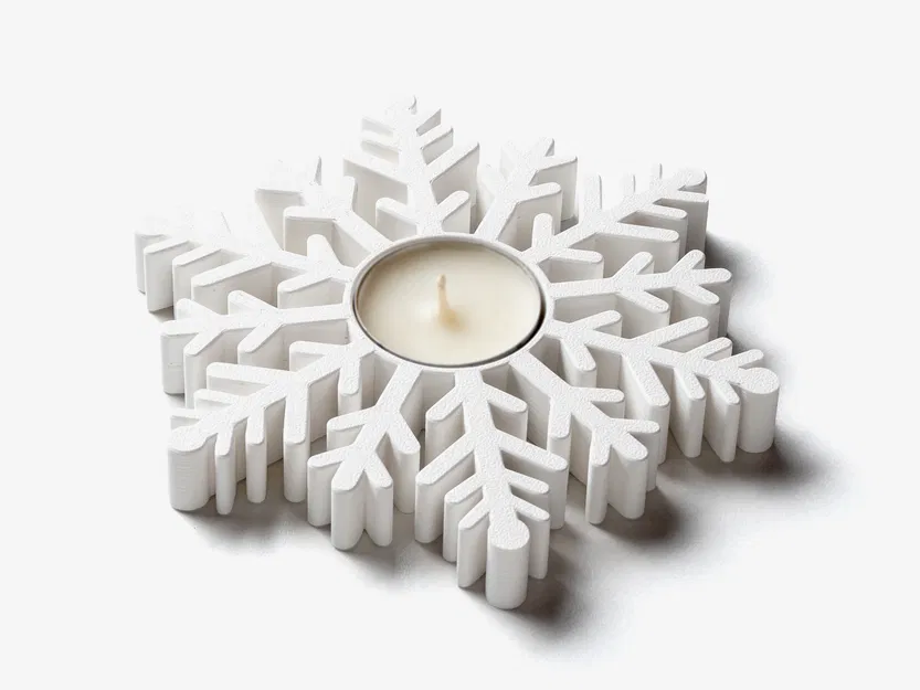 Chân Nến Bông Tuyết Độc Đáo - Image 2