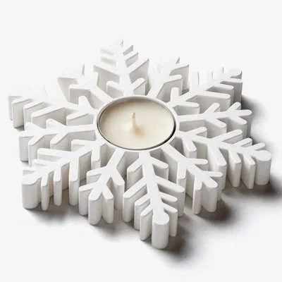 Chân Nến Bông Tuyết Độc Đáo