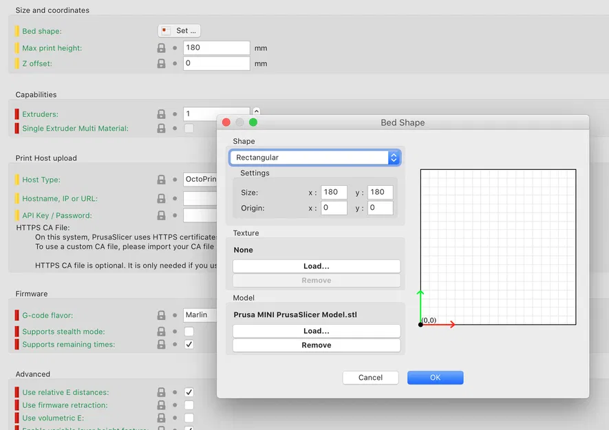 Model Prusa MINI gốc cho PrusaSlicer - Image 2