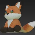 Cáo Đan Len Dễ Thương (Cute Knitted Fox) - Thumbnail 3