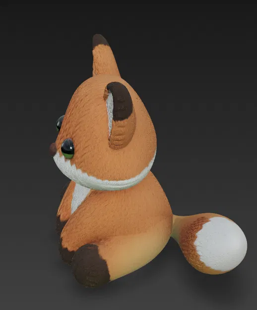 Cáo Đan Len Dễ Thương (Cute Knitted Fox) - Image 4