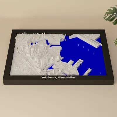 Yokohama, Minato Mirai, Japan - 3D Miniature