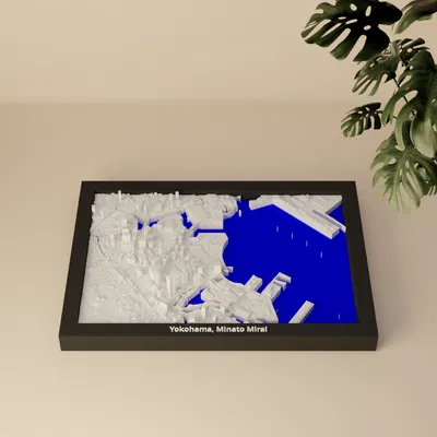 Yokohama, Minato Mirai, Japan - 3D Miniature