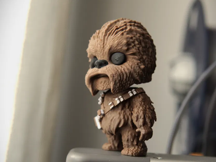 Mini Chewbacca – mô hình mini nhiều màu, gắn đầu bằng nam châm 6x2mm - Image 1