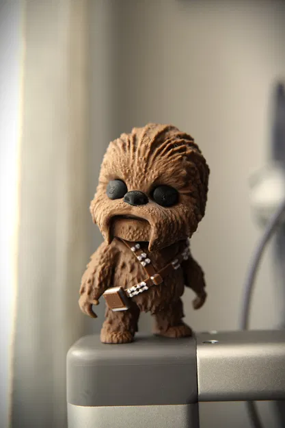 Mini Chewbacca – mô hình mini nhiều màu, gắn đầu bằng nam châm 6x2mm - Image 2