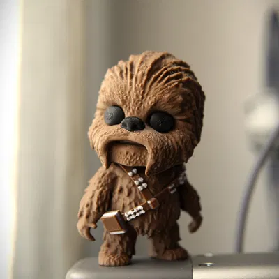 Mini Chewbacca – mô hình mini nhiều màu, gắn đầu bằng nam châm 6x2mm