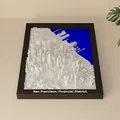 San Francisco, Financial District, Hoa Kỳ - Miniature 3D địa hình - Thumbnail 1