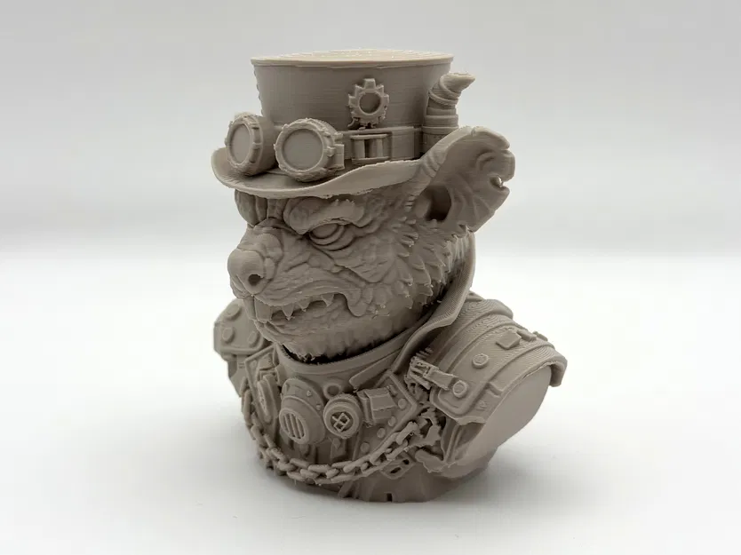 Tượng Bust Chuột Steampunk (Rat Steampunk Bust) - Image 2