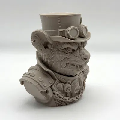 Tượng Bust Chuột Steampunk (Rat Steampunk Bust)