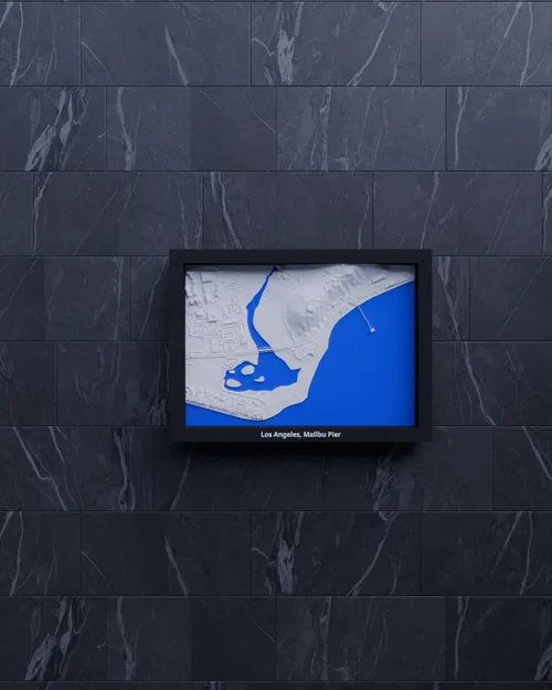 Los Angeles, Malibu Pier, Hoa Kỳ - Mô hình 3D Miniature - Image 5