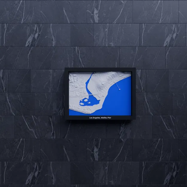 Los Angeles, Malibu Pier, Hoa Kỳ - Mô hình 3D Miniature - Image 8