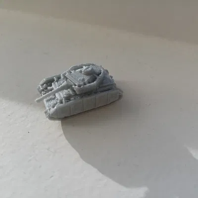 Mô hình Tỉ Lệ 1:200 Xe Tăng Panzer IV g có Giáp Phụ Schurzen