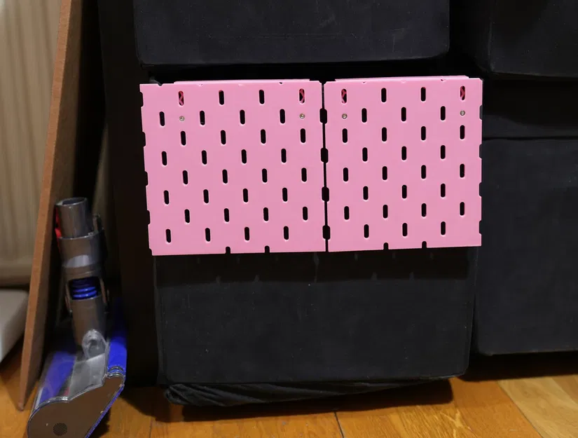 Tấm IKEA Skadis kẹp cho hộp Drona (kèm file STEP!) - Image 1