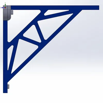 Tay đỡ kệ (Shelve bracket) – Khung space frame chắc chắn