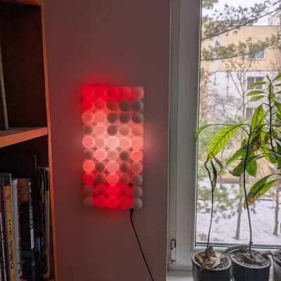 Bảng LED treo tường bóng Ping Pong (Ping Pong Ball LED Wall Panel)