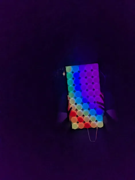 Bảng LED treo tường bóng Ping Pong (Ping Pong Ball LED Wall Panel) - Image 5