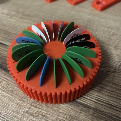 Hộp đựng pick guitar xoay (Guitar pick holder)