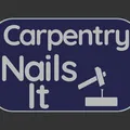 Biển hiệu “Carpentry Nails It” - Thumbnail 2