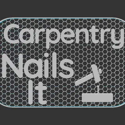 Biển hiệu “Carpentry Nails It”