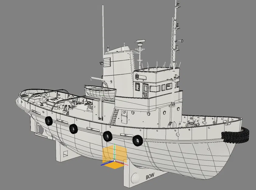 Tàu kéo Tug boat Kirchwerder 19 / Bugsier 19 - Image 1