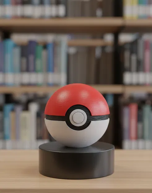 Quả Bóng Pokemon (Pokeball) – Tượng/Mô Hình Trưng Bày - Image 1