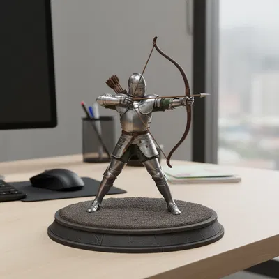 Cung thủ thời Trung Cổ (Figure / Statue)